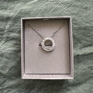 This is a diamond necklace from sales never used